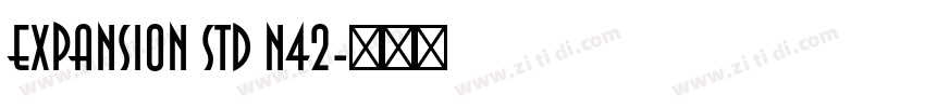 Expansion Std N42字体转换